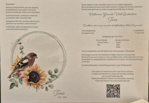 Foto Kaart Tinie Vink